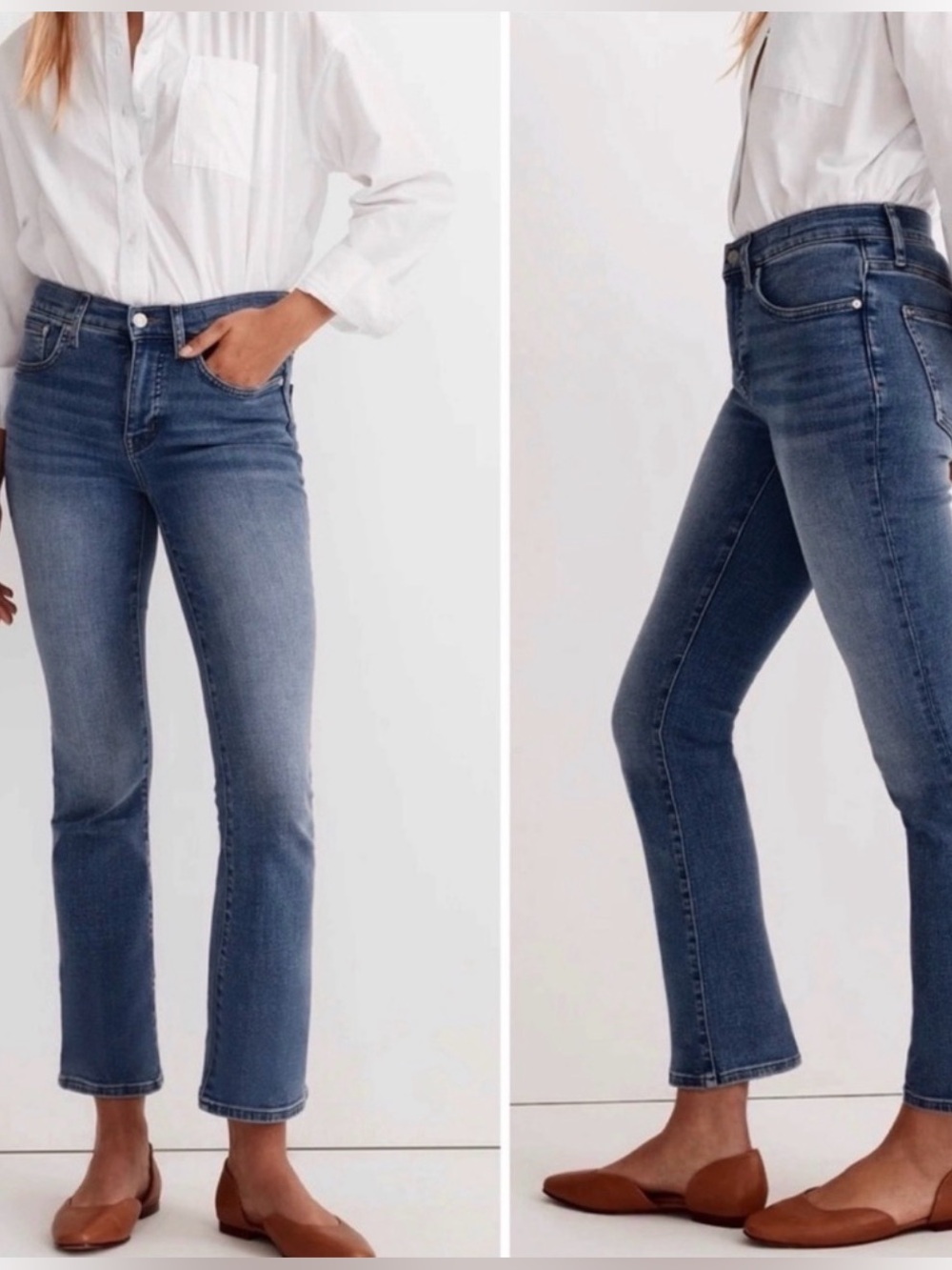 Madewell Mid Rise Kick out
Women's Boot Cut Kick Flare Jeans
Sz 28